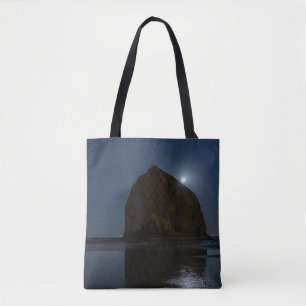 Bolsa Tote Céus Acima de Haystack Rock Cannon Beach, Oregon