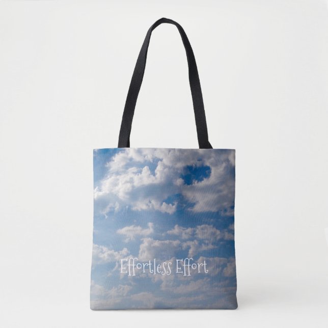 Bolsa Tote Céus Azuis Nublados (Frente)