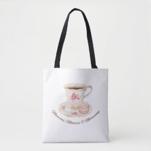 Bolsa Tote Chá da Tarde Elegante Chá de Noiva Despedida de So