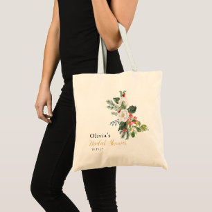 Bolsa Tote Chá de Bebê de Natal de Inverno
