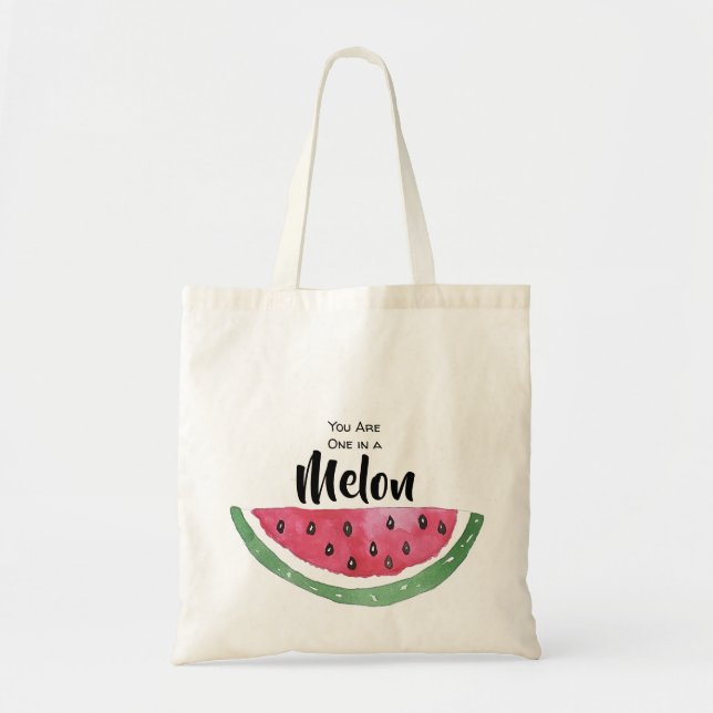 Bolsa Tote Chá de Bebê do Verão da Melancia (Frente)