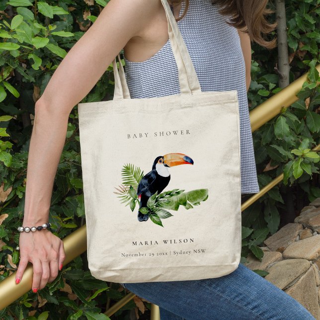 Bolsa Tote Chá de fraldas de Folhagem Tropical RainForest Tou (Criador carregado)