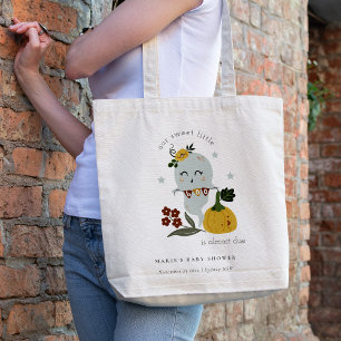 Bolsa Tote Chá de fraldas de Pequeno Boo do Fantasma Azul