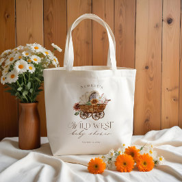 Bolsa Tote Chá de fraldas do Vagão Floral Ocidental do Oeste