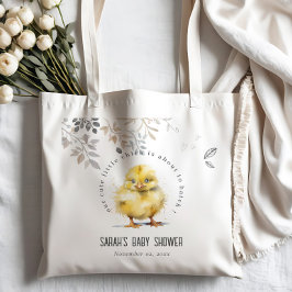 Bolsa Tote Chá de fraldas Floral de Fazenda Cósmica Pintinho