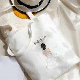 Bolsa Tote chá de noiva, Noiva, 