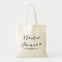 Chá de panela de Caligrafia Moderna Favorece Bag