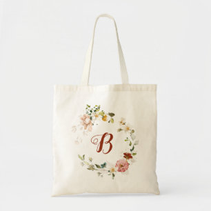 Bolsa Tote Chá de panela de Flores de Jardim de Queda H2 PixD