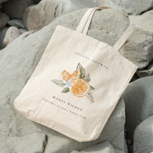 Bolsa Tote Chá de panela Mínimo Laranja Botânico Leafy Boho