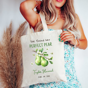 Bolsa Tote Chá de panela Perfeito de Pear em Brunch Moderno
