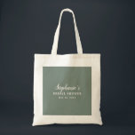 Bolsa Tote Chá de panela Verde e Branco Minimalista Sage<br><div class="desc">O Mínimalista Sage Green e White Chá de panela Tote Bag apresenta um design limpo e moderno com um fundo verde de sábio suave. Na frente, há um simples texto branco, criando um sutil contraste que destaca a mensagem sem esmagar o design. A estética minimalista lhe dá uma sensação sofisticada...</div>