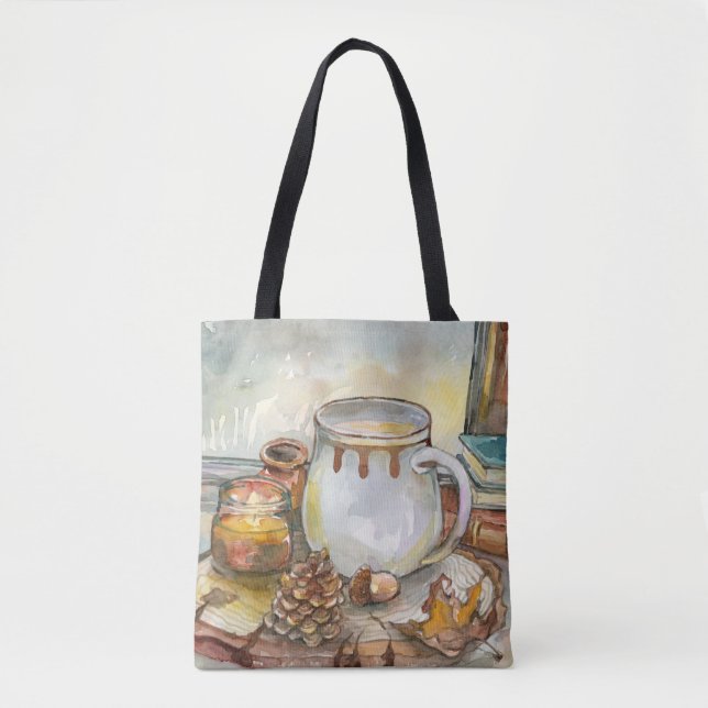 Bolsa Tote Chá pela janela (Frente)