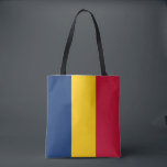 Bolsa Tote Chad Flag<br><div class="desc">Bandeira Patriótica do Chade.</div>