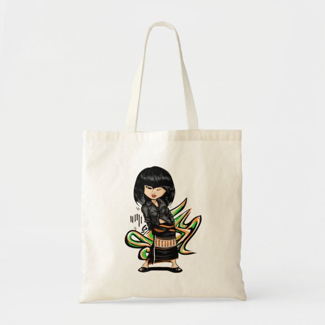 Bolsa Tote Chakhesang Naga Lady Tribal Tote Bag (Frente)