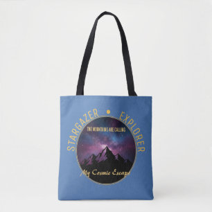 Bolsa Tote Chamada da Montanha Cósmica