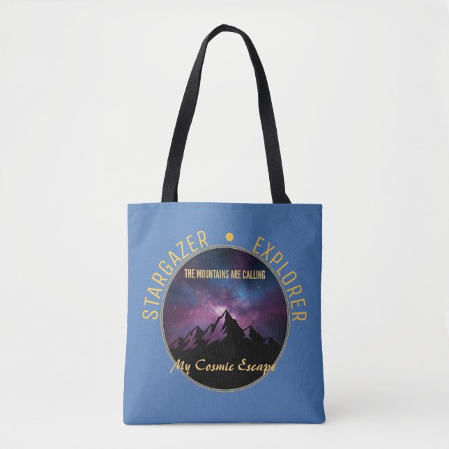 Bolsa Tote Chamada da Montanha Cósmica (Frente)