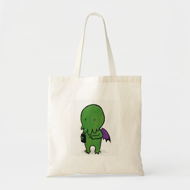 Bolsa Tote Chamada de Cthulhu (Frente)