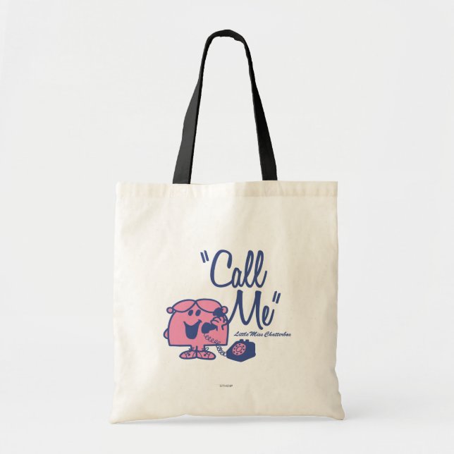 Bolsa Tote Chamando Little Miss Chatterbox (Frente)