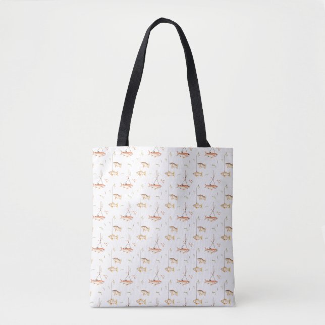 Bolsa Tote Chamar De Pescar Um Hobby É Como Chamar De Cérebro (Frente)