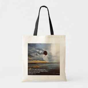 Bolsa Tote Chame-me o verso cristão Encouragment da bíblia 