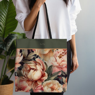 Bolsa Tote Champagne Floral