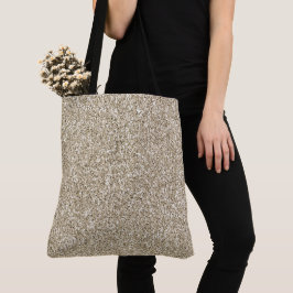 Bolsa Tote Champanhe Dourado Glitzy