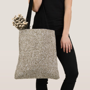 Bolsa Tote Champanhe Dourado Glitzy