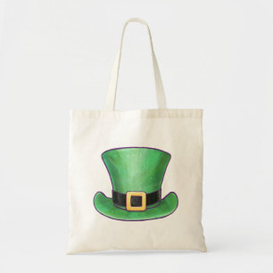 Bolsa Tote Chapéu Alto Verde do Dia de São Patrício