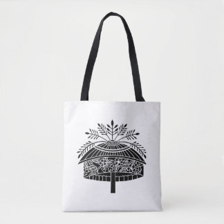 Bolsa Tote Chapéu de flor