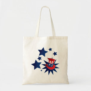 Bolsa Tote Chapéu e estrelas do tio Sam