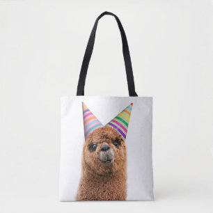 Bolsa Tote Chapéus do Partido Vestindo Alpaca