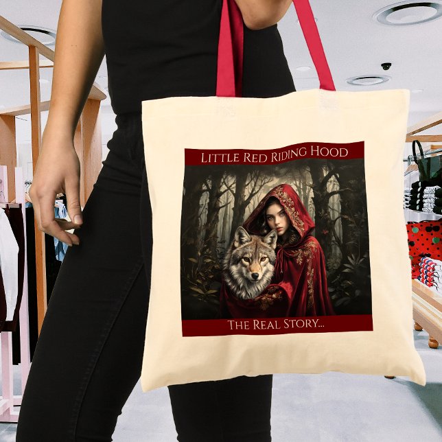 Bolsa Tote Chapeuzinho Vermelho e Lobo (Criador carregado)