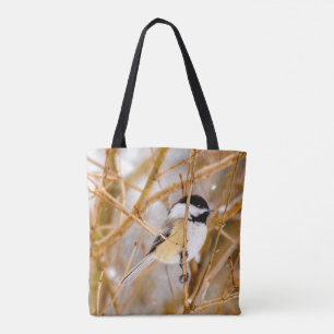 Bolsa Tote Chapim-de-cabeça-preta - Fotografia Original
