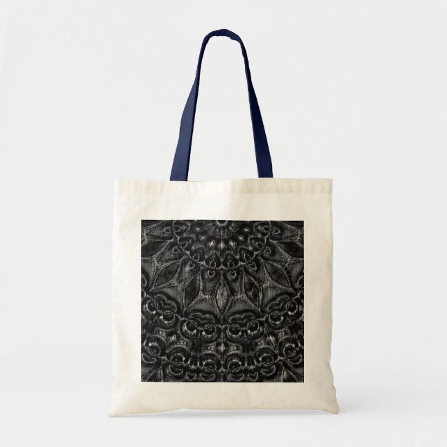 Bolsa Tote Charcarvão Mandala Tote Bag (Frente)