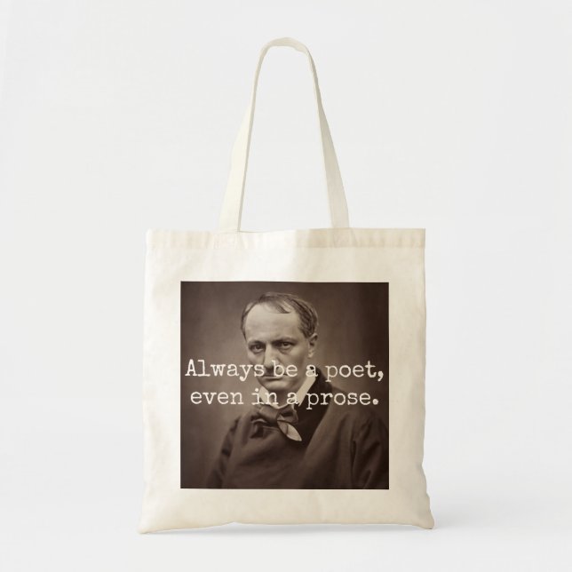 Bolsa Tote Charles Baudelaire (Frente)