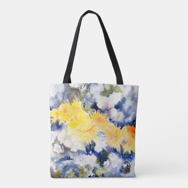 Bolsa Tote Charles Demuth - Amarelo e Azul (Verso)