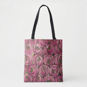 Bolsa Tote Charles Rennie Mackintosh - Rosas