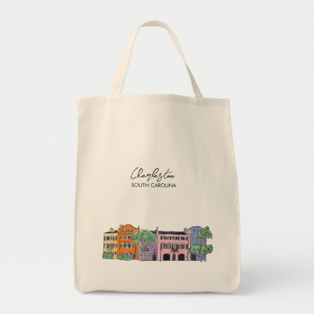 Bolsa Tote Charleston, SC Wedding Tote Bag (Frente)