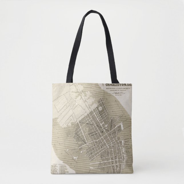 Bolsa Tote Charleston, South Carolina (Frente)