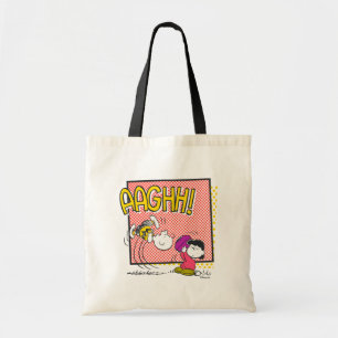 Bolsa Tote Charlie Brown e Lucy Football Comic Graphic