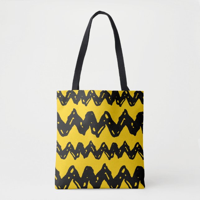 Bolsa Tote Charlie Brown Zig Zag Pattern (Frente)