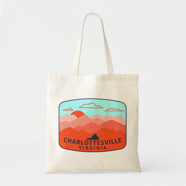 Bolsa Tote Charlottesville Virginia Outdoor (Frente)