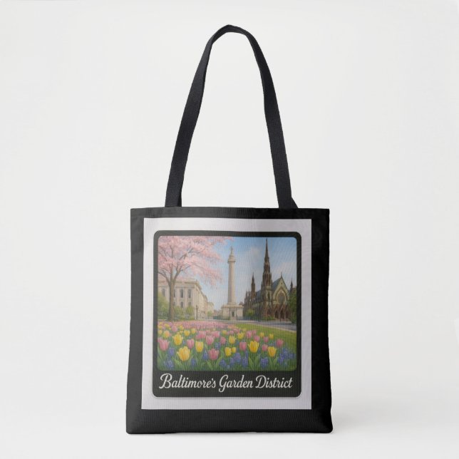 Bolsa Tote Charme Clássico de Baltimore (Frente)