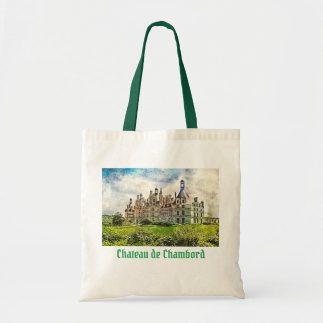 Bolsa Tote Chateau de Chambord, França. (Frente)