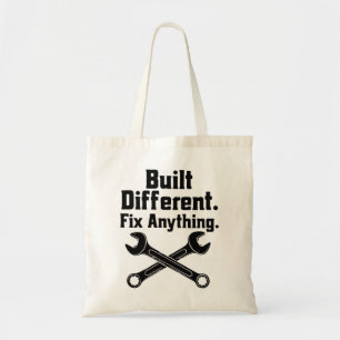 Bolsa Tote Chave de Mecânico Construída Diferente Conserta Qu