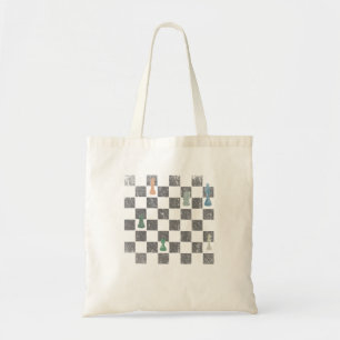 Bolsa Tote Checkmate Che do Conselho do Xadrez do Vovô Checke