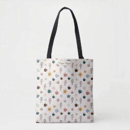 Bolsa Tote Cheerful Coffee Mom Custom