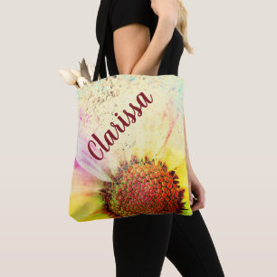 Bolsa Tote Cheery Pastel Sunflower