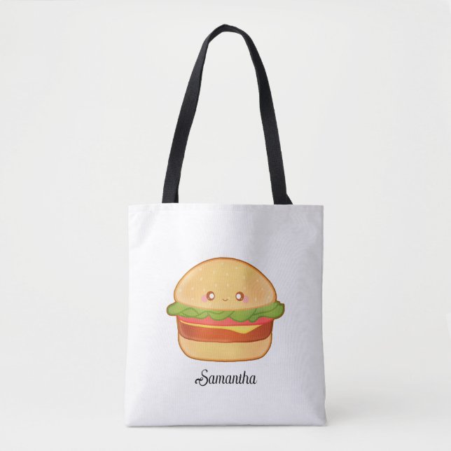 Bolsa Tote Cheeseburger Gato (Frente)