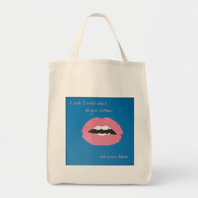 Bolsa Tote Cheesy Lines for Valentine's (Frente)